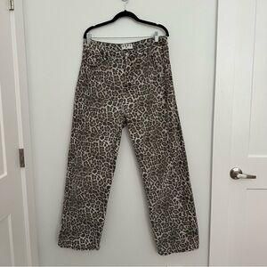 VBRT Leopard Wide Leg Jeans